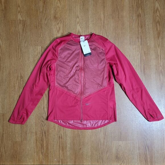 Nike Run Division Storm Fit Running Jacket Down Fill Dri-Fit Red Size Medium M - Picture 4 of 13